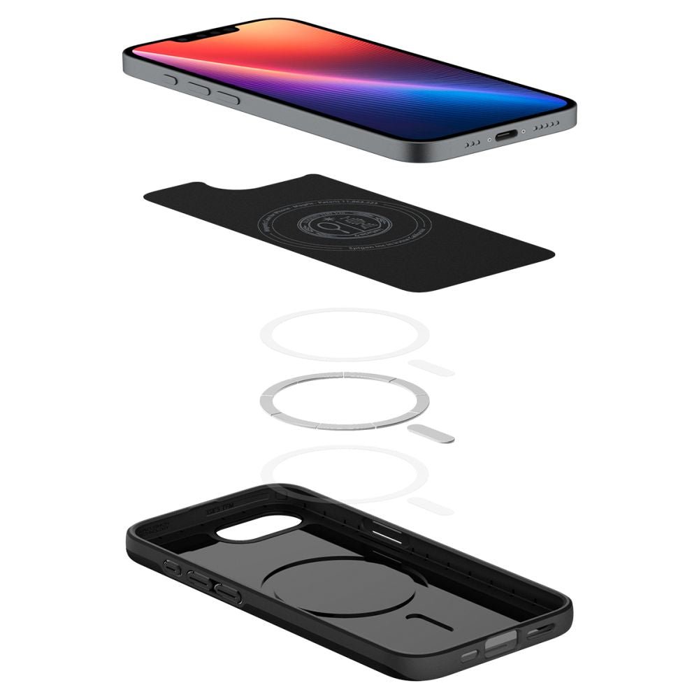 Spigen iPhone 16e Thin Fit Mag Θήκη με MagSafe - Black