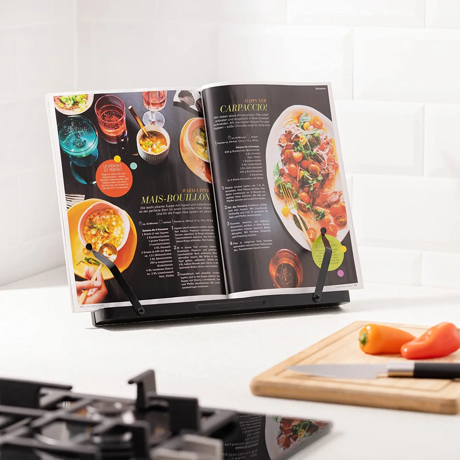 Navaris Βάση Στήριξης Βιβλίων και Τάμπλετ - Black - 52801.2.01