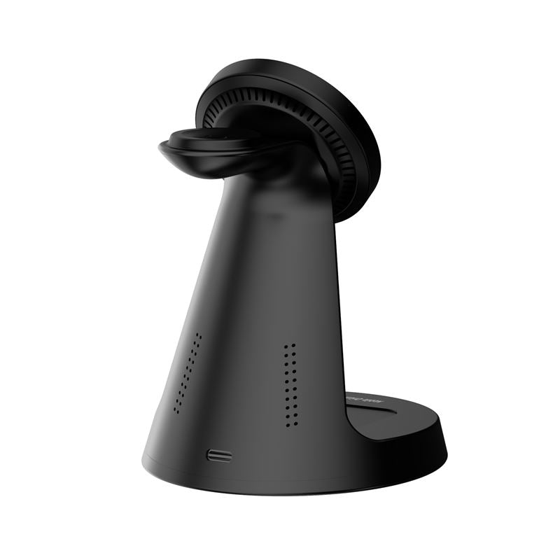 Mobile Origin 3in1 Ασύρματος Μαγνητικός Φορτιστής MagSafe PW9 - Black