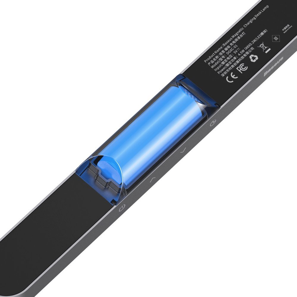 Baseus Magnetic Stepless Dimming - Μαγνητικό Επαναφορτιζόμενο Φωτιστικό - Grey - DGXC-C0G