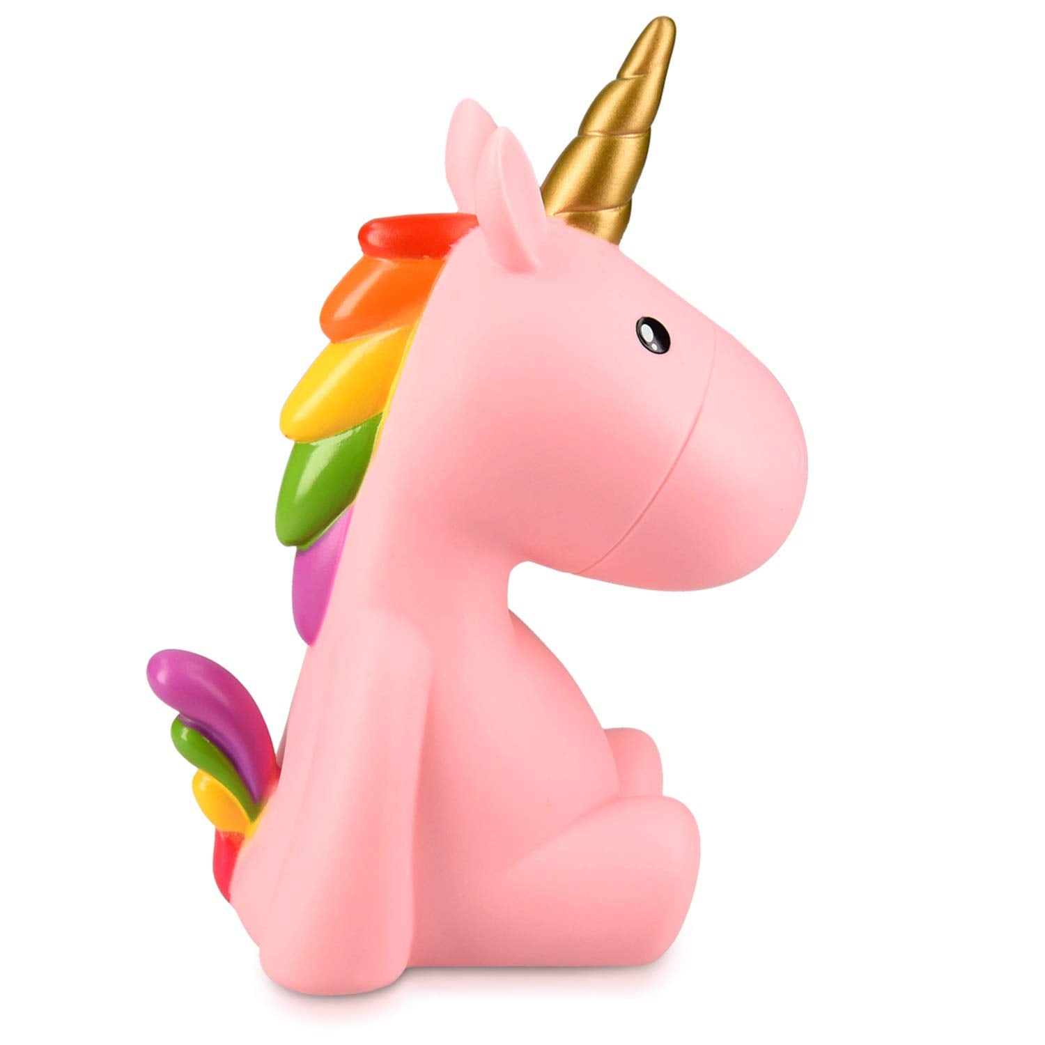 Navaris LED Unicorn Night Light RGB - Επαναφορτιζόμενο Παιδικό Νυχτερινό Φως με Αλλαγή Χρωμάτων - Pink - 46219.08