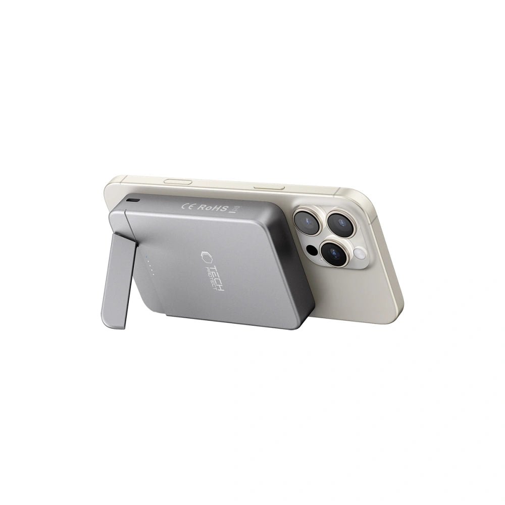 Tech - Protect PB15 Lifemag MagSafe Μαγνητικό PowerBank Κινητού 10000 mAh - Space Grey