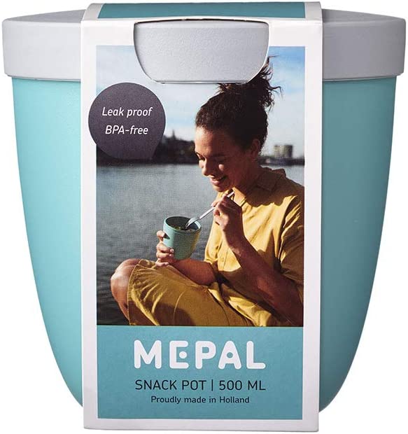 Mepal Snack Jar Ellipse - Δοχείο για Σνακ - BPA Free - 500ml - Nordic Green