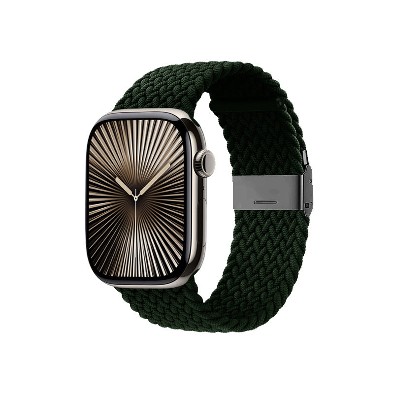 Crong Λουράκι Apple Watch 4/5/6/7/8/9/10/11 - SE (1/2/3) - Ultra (1/2/3) - 42/44/45/49mm Wave Band - Green