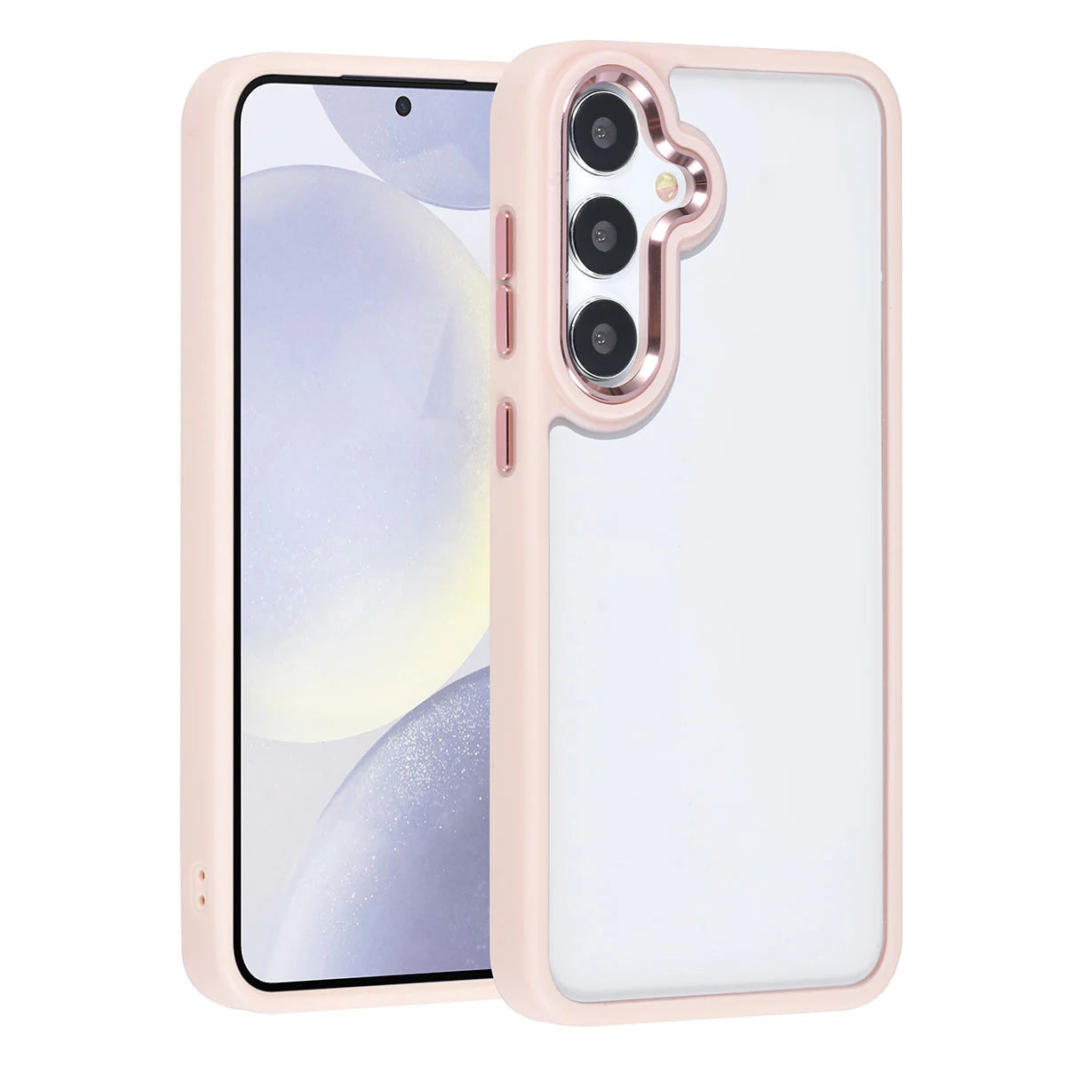 Tuniq Samsung Galaxy S24 Plus - Σκληρή Θήκη με Πλαίσιο Σιλικόνης - Pink