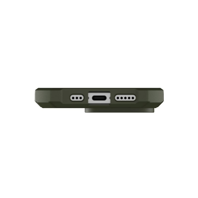 UAG iPhone 15 Pro Essential Armor MagSafe Θήκη Σιλικόνης TPU με MagSafe - Olive Drab