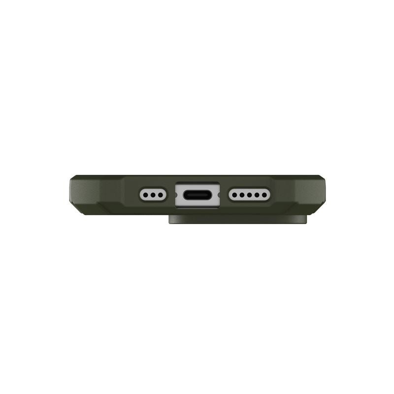 UAG iPhone 15 Pro Essential Armor MagSafe Θήκη Σιλικόνης TPU με MagSafe - Olive Drab