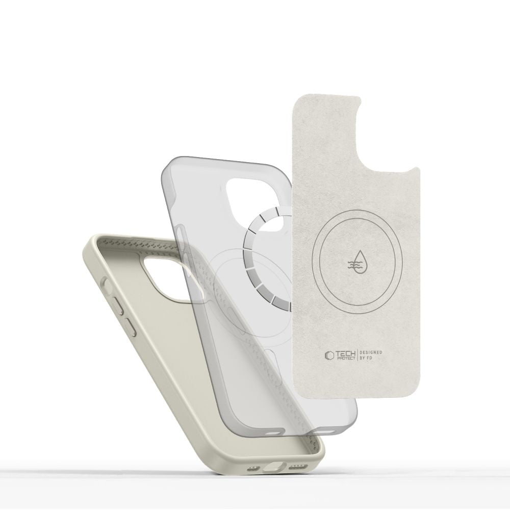 Tech-Protect iPhone 14 Silicone Pure Θήκη Σιλικόνης TPU με MagSafe - Cosmic Latte