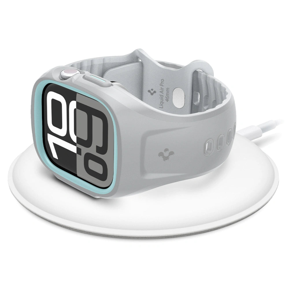 Spigen Λουράκι Apple Watch 10/11 - 46mm με Θήκη Προστασίας - Liquid Air Pro - Grey