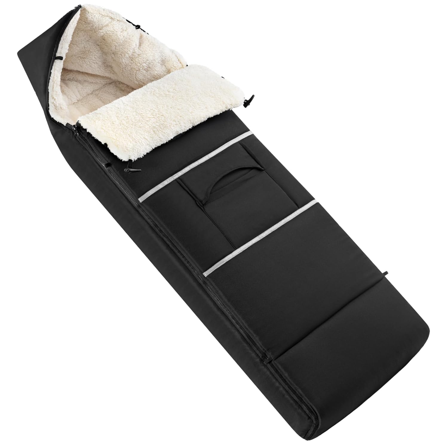 Navaris Χειμερινός Ποδόσακος Καροτσιού - Black - 61596.2.01