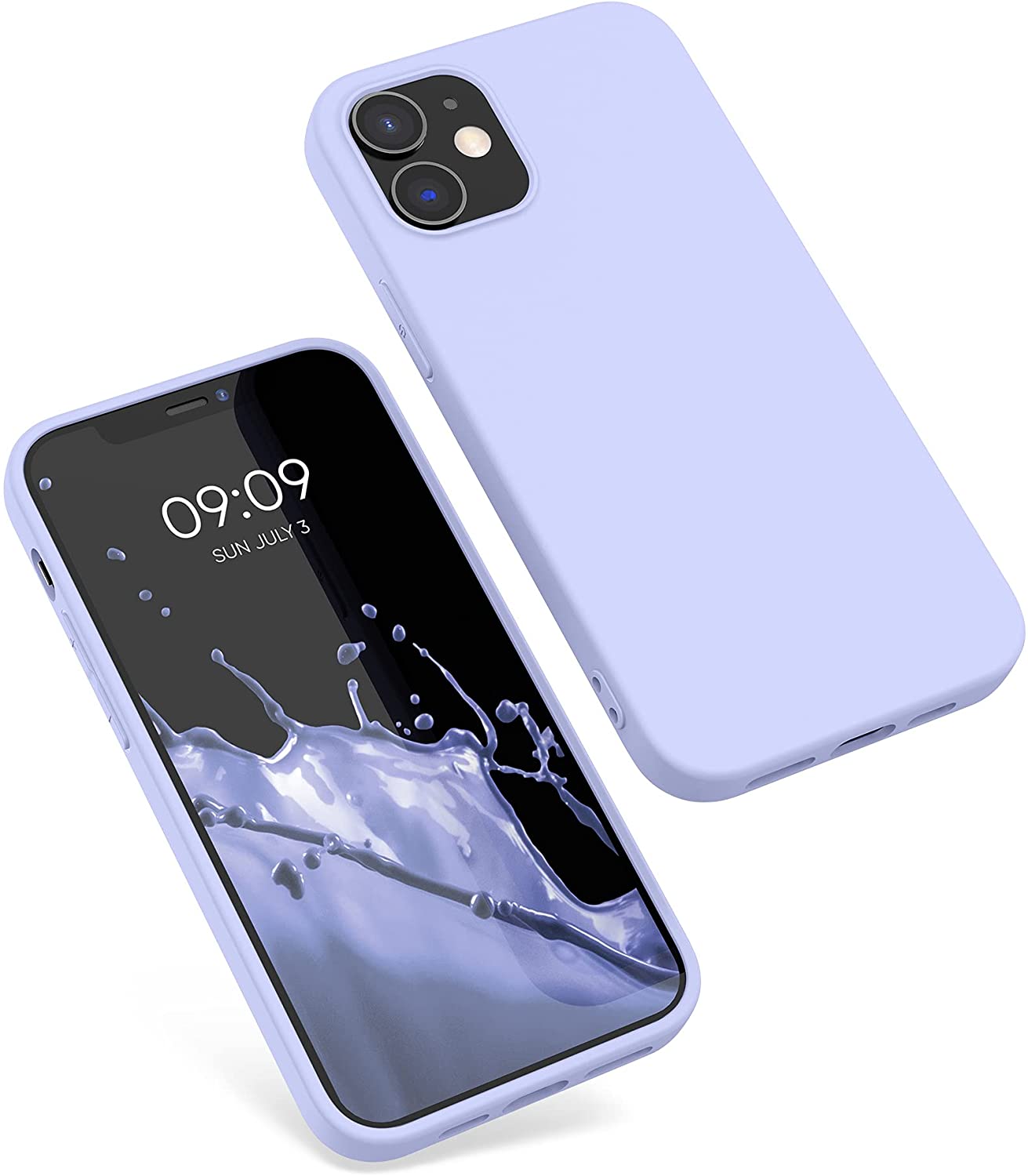 KW iPhone 12 / iPhone 12 Pro Θήκη Σιλικόνης TPU - Pastel Lavender - 53938.139