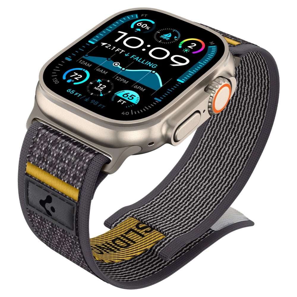 Spigen Λουράκι Apple Watch 8/9/10/11 - SE (1/2/3) - Ultra (1/2/3) – 44/45/46/49mm - Athlex Air - Active Grey