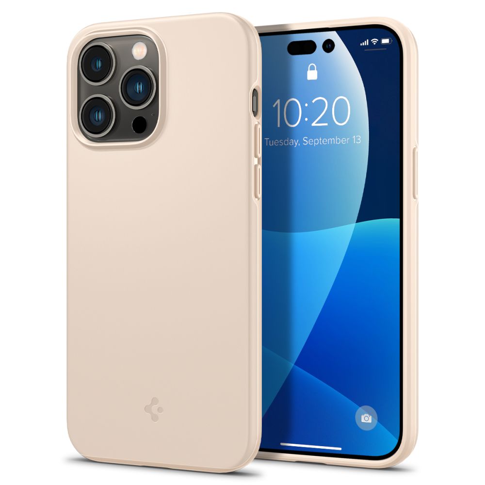Spigen iPhone 14 Pro Thin Fit Σκληρή Θήκη - Sand Beige