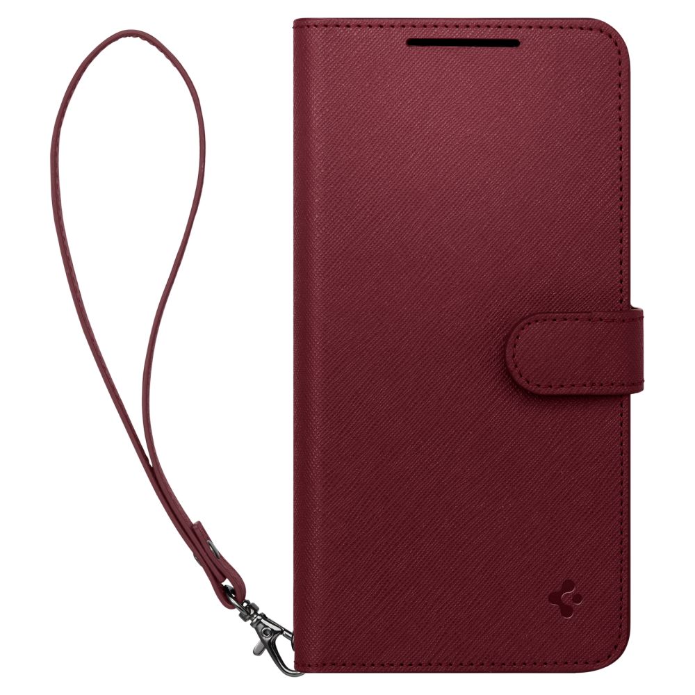 Spigen Samsung Galaxy S23+ Wallet S Plus Θήκη Πορτοφόλι από Δερματίνη - Burgundy