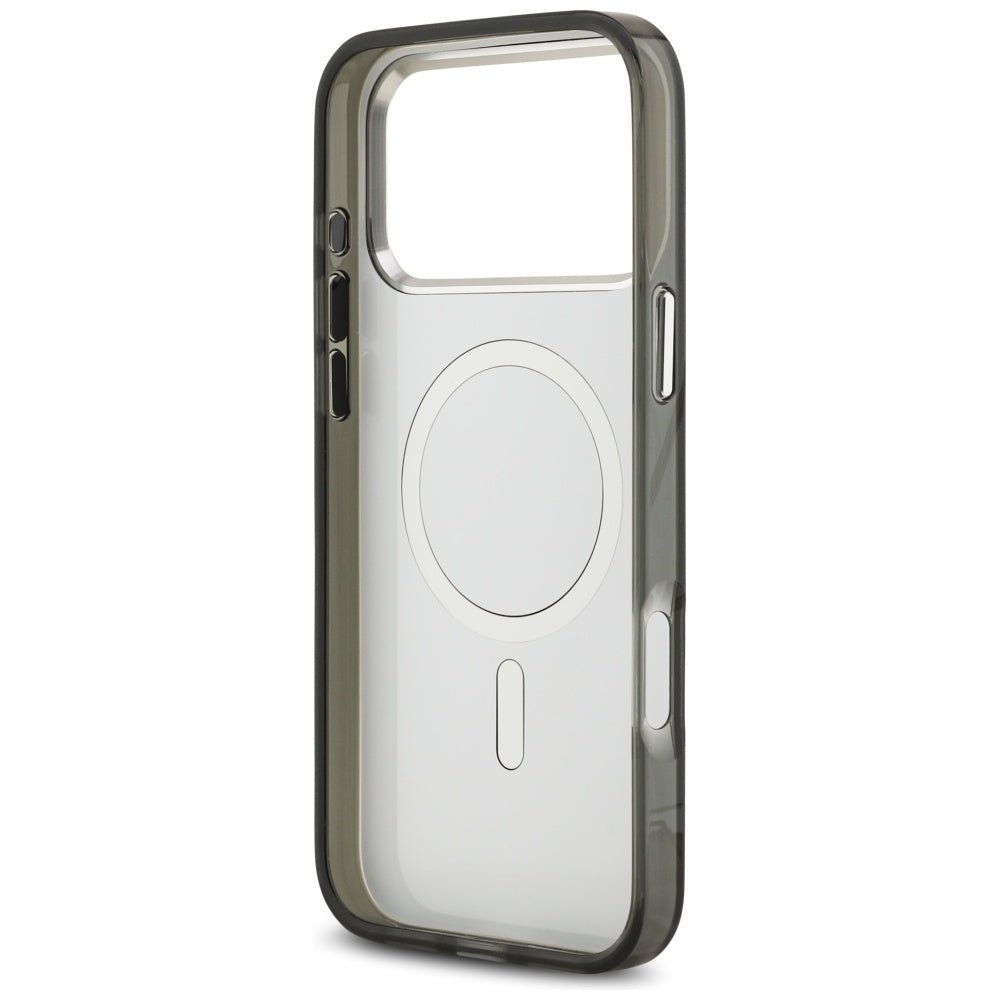 Karl Lagerfeld iPhone 17 Pro Max - IML Aquarelle Karl / Choupette and Logo MagSafe - Σκληρή Θήκη με Πλαίσιο Σιλικόνης - Black - KLHMP17XHMKCAQOK