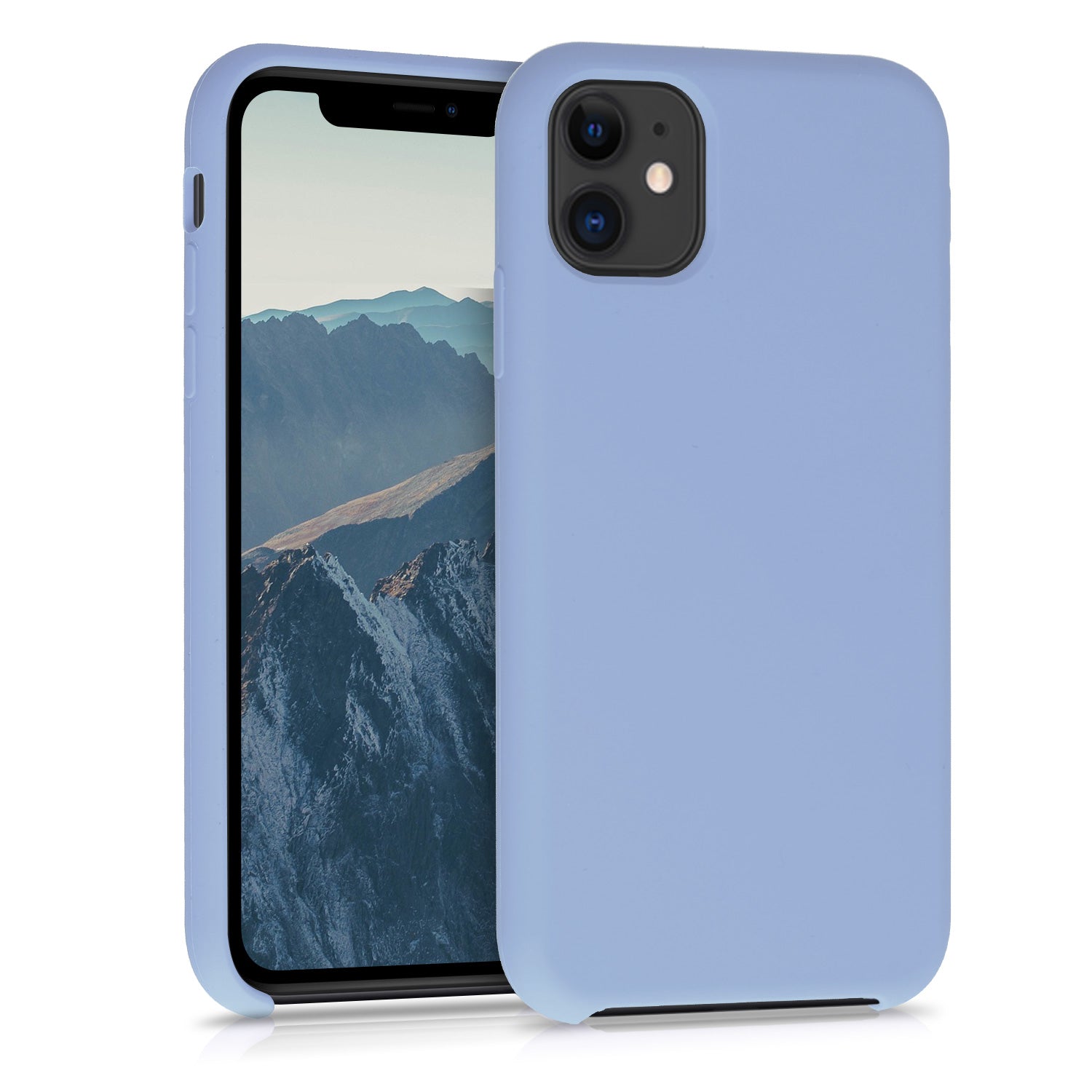 KW iPhone 11 Θήκη Σιλικόνης Rubber TPU - Light Blue - 49724.58