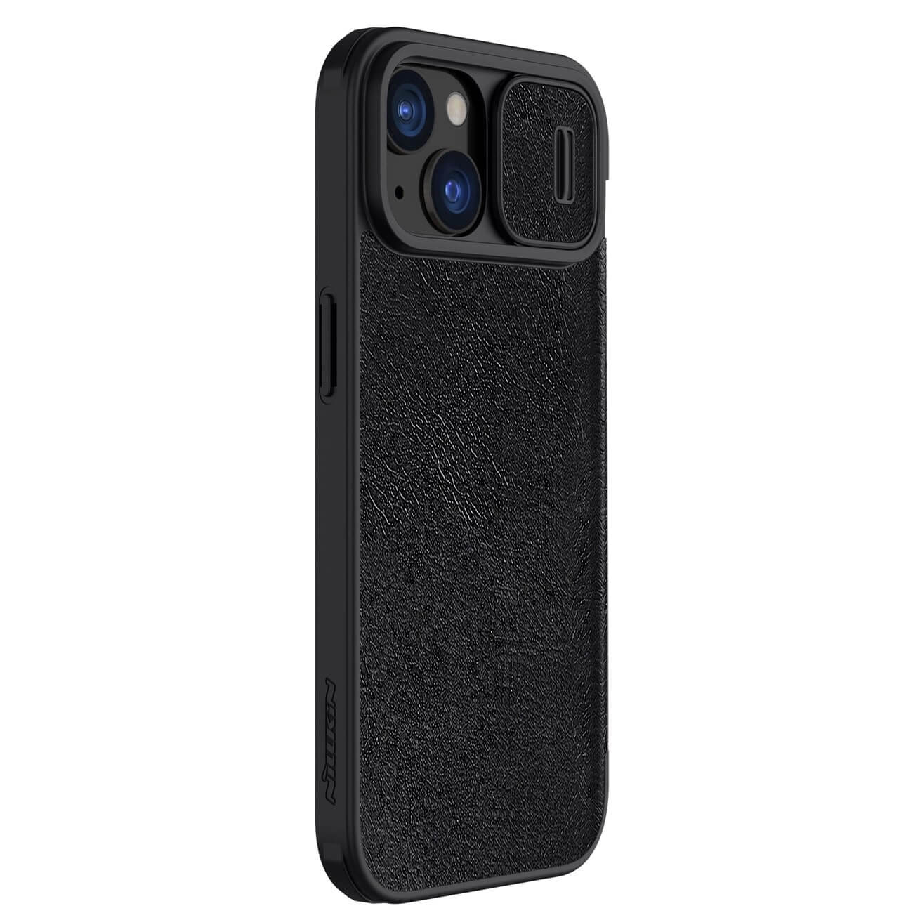 Nillkin iPhone 15 Qin Pro Leather Θήκη Βιβλίο με Κάλυμμα για την Κάμερα - Black