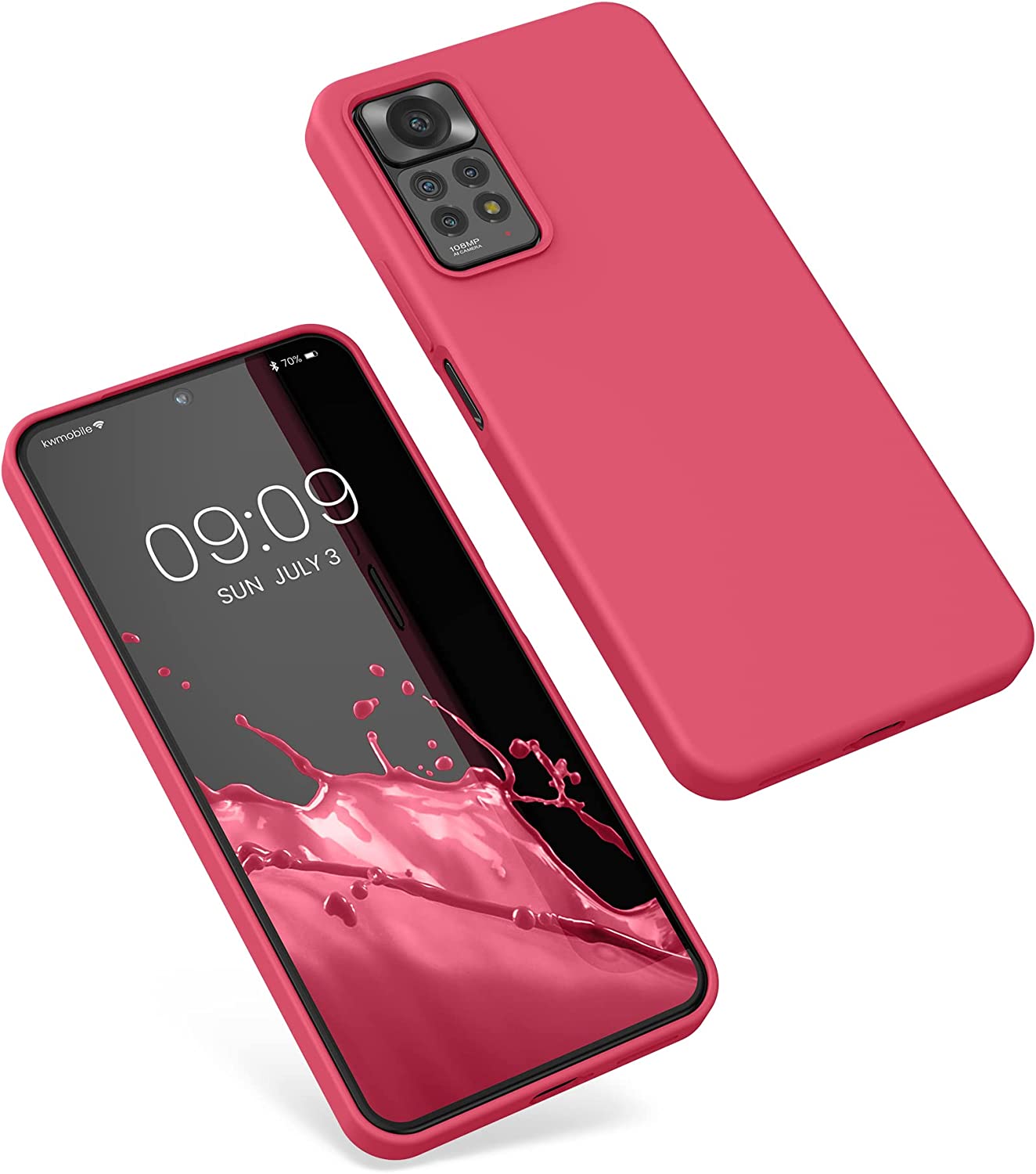 KW Xiaomi Redmi Note 11 Pro / Note 11 Pro 5G Θήκη Σιλικόνης Rubberized TPU - Awesome Pink - 57373.238