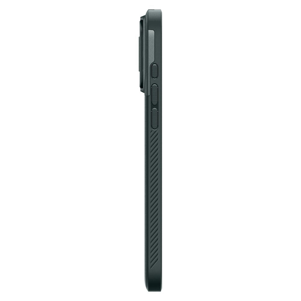Spigen iPhone 16 Pro Optik Armor Mag Θήκη Σιλικόνης με Κάλυμμα για την Κάμερα και MagSafe - Abyss Green