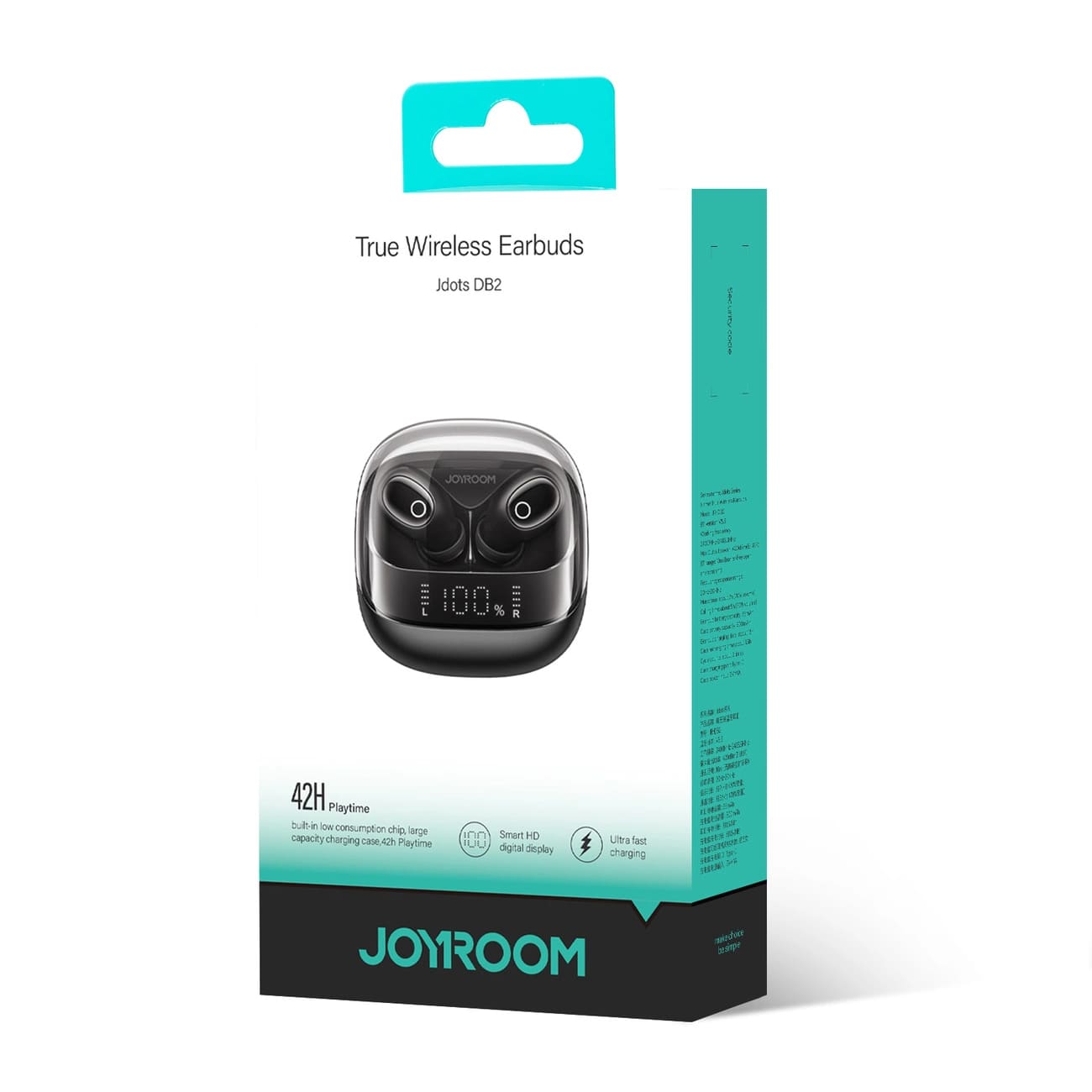 Joyroom Jdots Series Bluetooth 5.3 - Ασύρματα ακουστικά για Κλήσεις / Μουσική - Black - JR-DB2