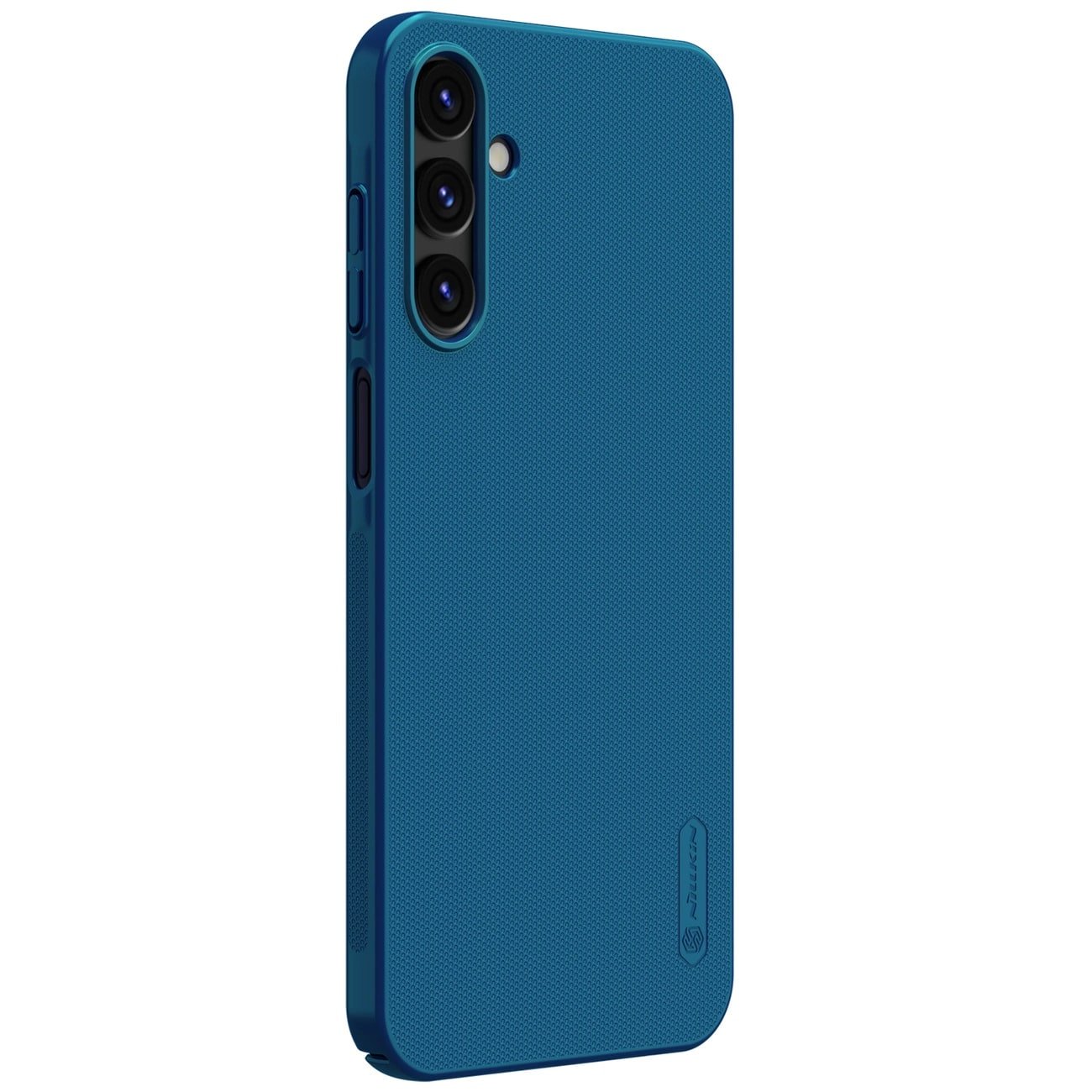 Nillkin Samsung Galaxy A15 4G / A15 5G Super Frosted Shield Σκληρή Θήκη με Πλαίσιο Σιλικόνης - Peacock Blue