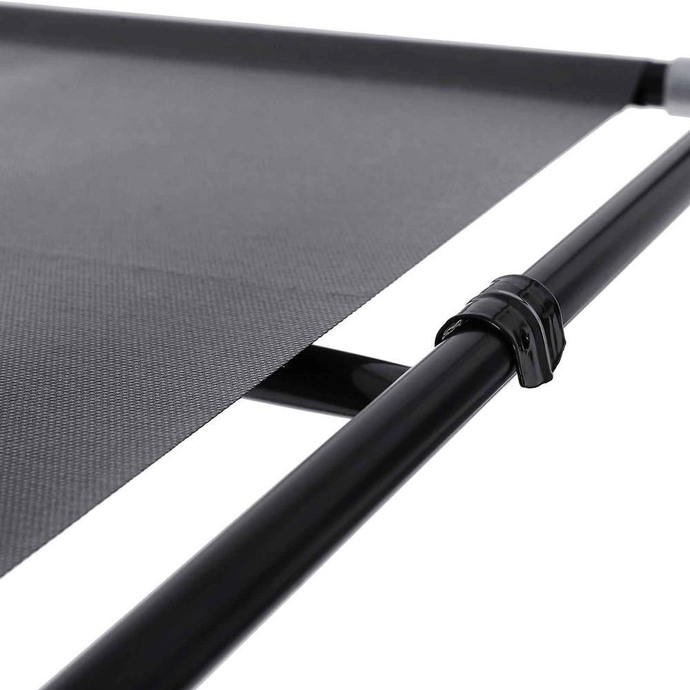 Songmics Υφασμάτινη Ντουλάπα με Ράγα Ρούχων και Ράφι - 75 x 45 x 160 cm - Black - RYG83H