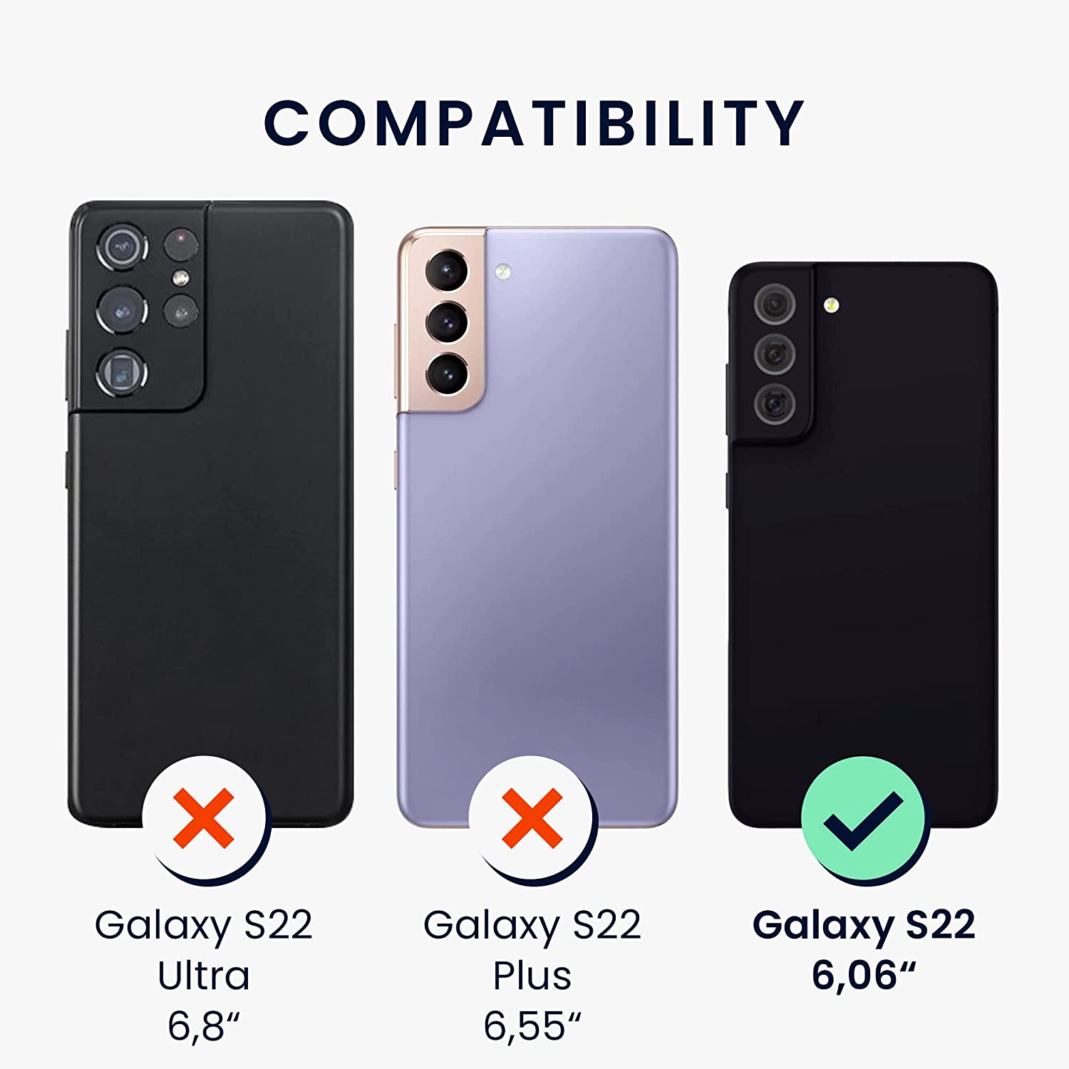 KW Samsung Galaxy S22 Θήκη Σιλικόνης TPU - Caribbean Blue - 56758.224