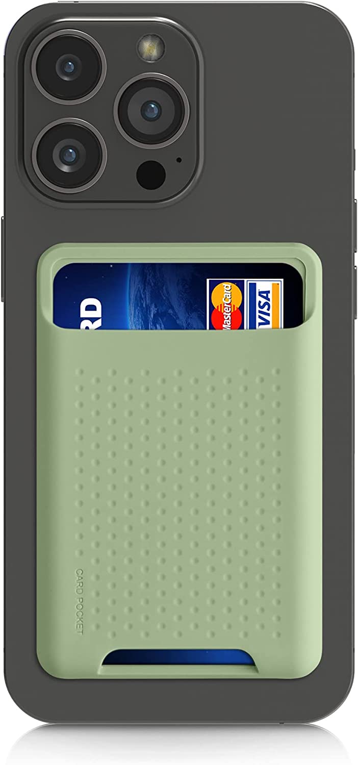 KW iPhone Μαγνητική Θήκη από Σιλικόνη για Πιστωτικές Κάρτες - Mint Matte - 58790.50