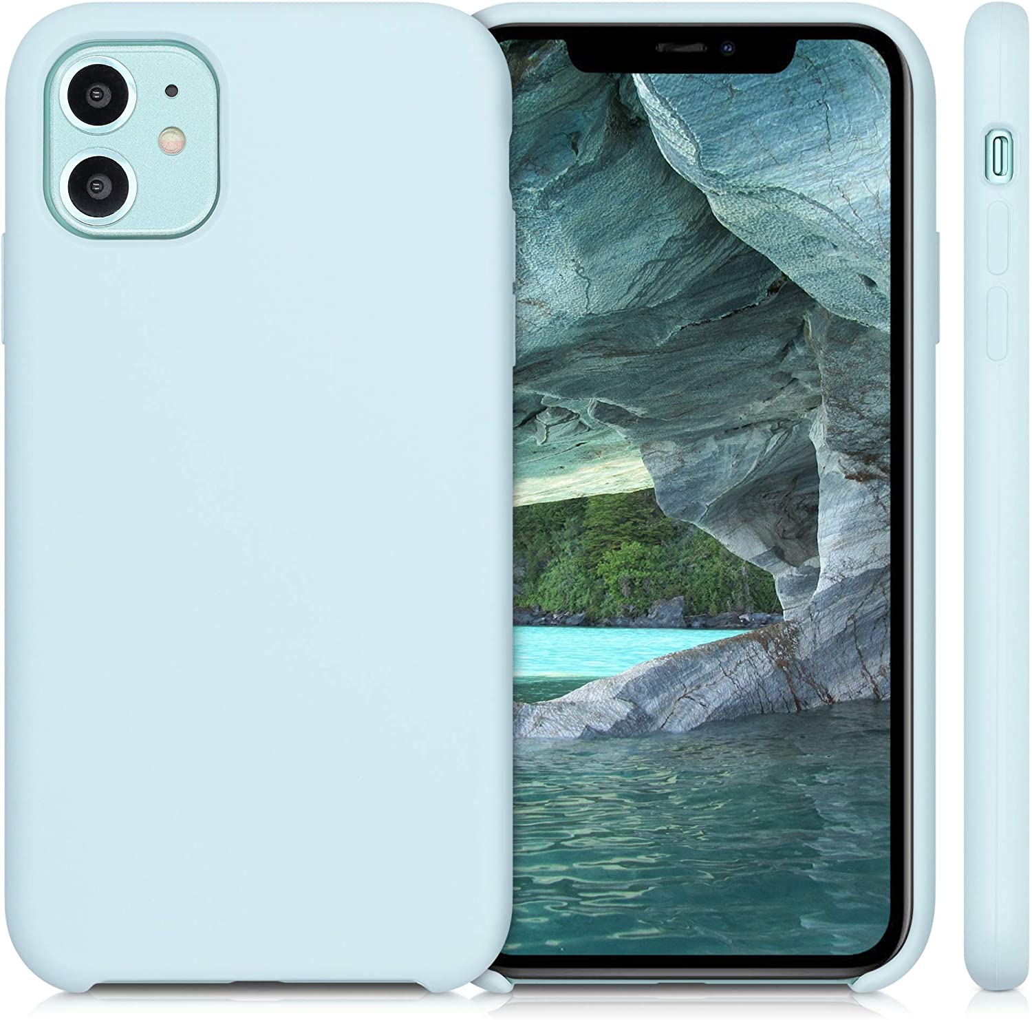 KW iPhone 11 Θήκη Σιλικόνης Rubber TPU - Frosty Mint - 49724.200