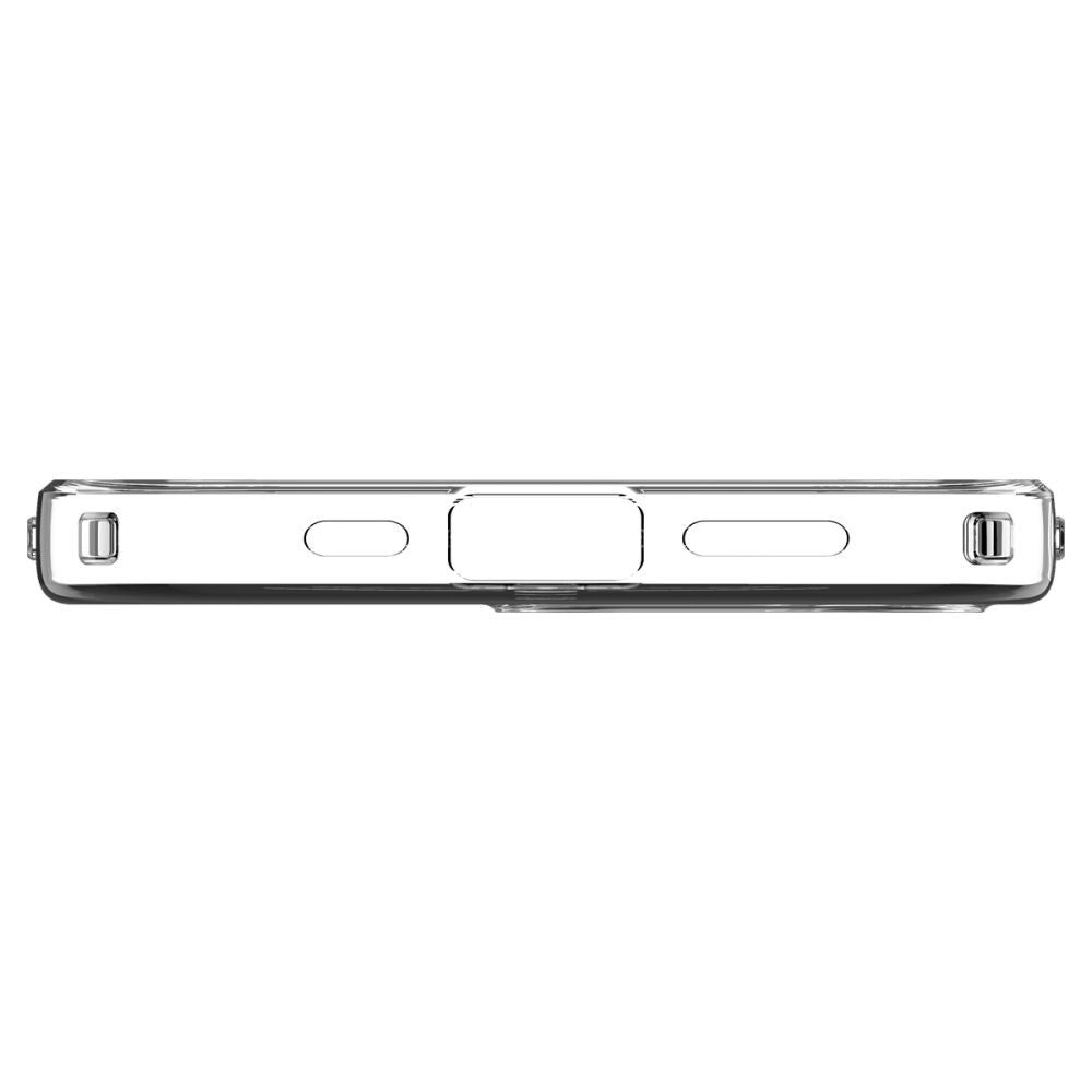 Spigen iPhone 16e Liquid Crystal Mag Θήκη Σιλικόνης με MagSafe - Διάφανη / White