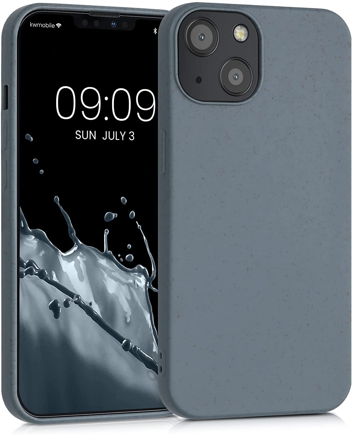 Kalibri iPhone 13 Θήκη Σιλικόνης TPU με Ανακυκλώσιμο και Βιοδιασπώμενο Υλικό - Slate Grey - 56490.202