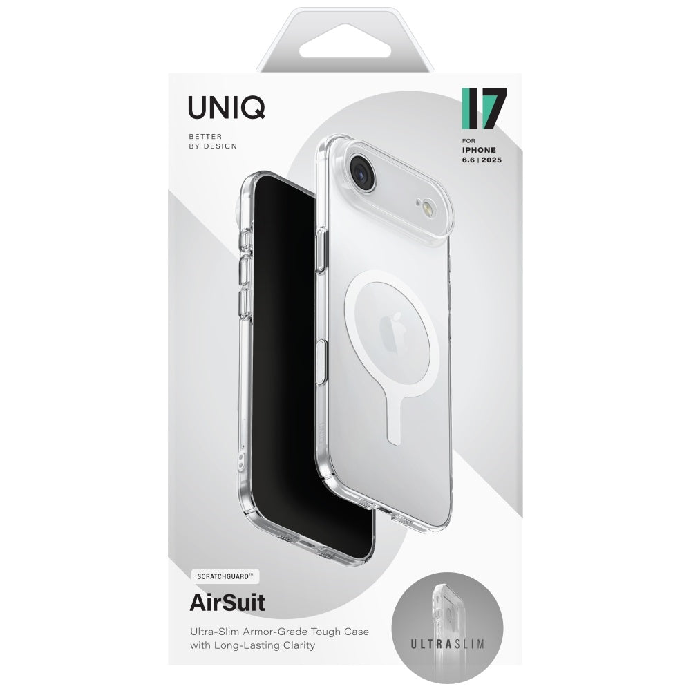 Uniq iPhone Air - Airsuit MagClick Charging - Σκληρή Θήκη με MagSafe - Clear