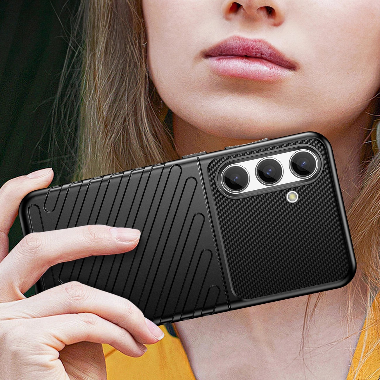 OEM Samsung Galaxy S24 Θήκη Thunder Tough Rugged Armor - Black