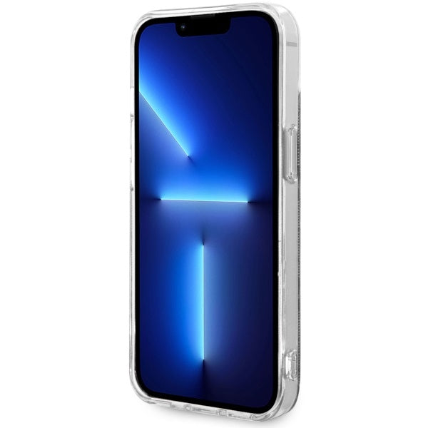 Guess iPhone 13 / 14 / 15 - 4G MagSafe Σκληρή Θήκη με Πλαίσιο Σιλικόνης και MagSafe - Black - GUHMP14SH4STK