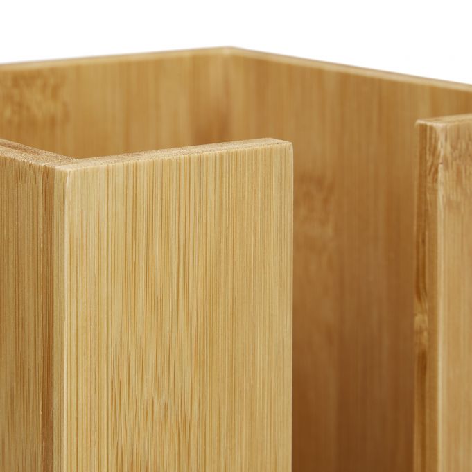 Relaxdays Επιδαπέδια Χαρτοθήκη από Μπαμπού - Natural - 4052025321185