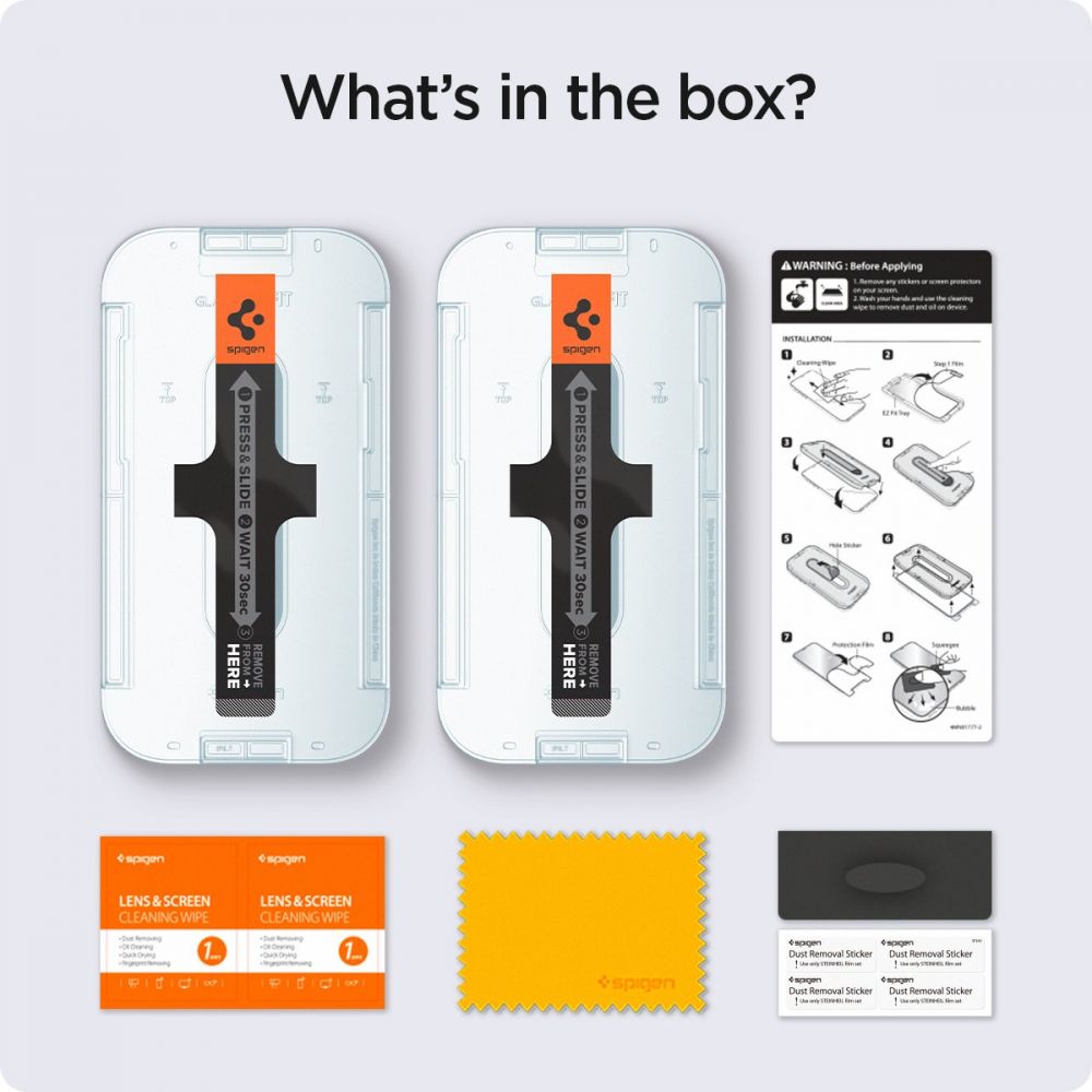 Spigen iPhone 13 / iPhone 13 Pro Glas.TR Privacy EZ Fit 2.5D 9H Tempered Glass Αντιχαρακτικό Γυαλί Οθόνης - Clear / Black - AGL03388