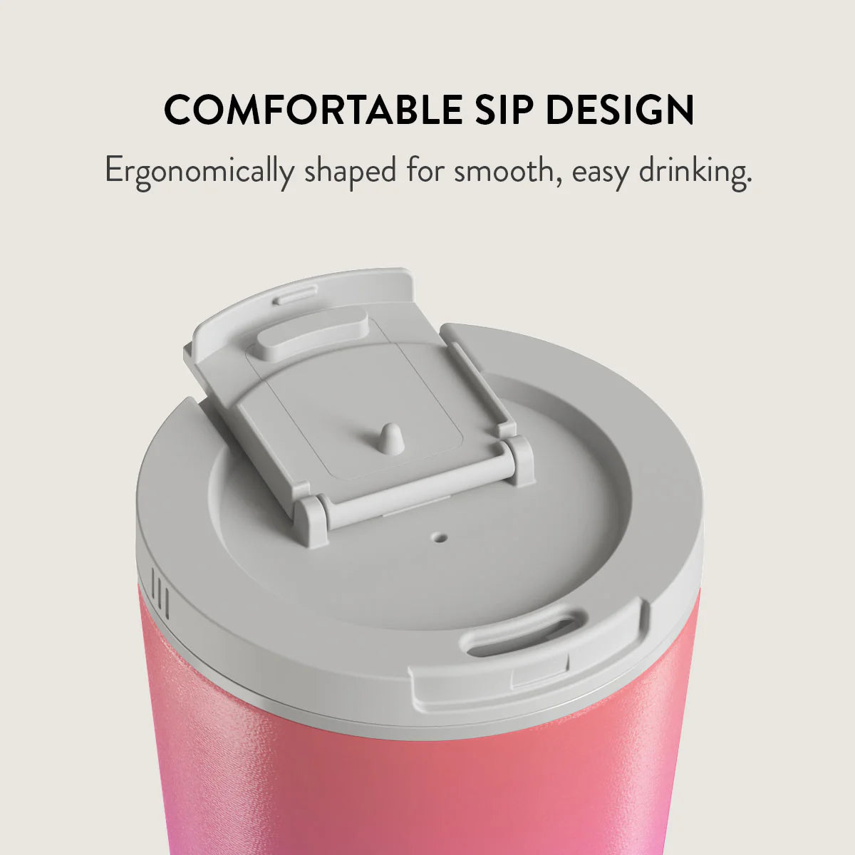 Burga Κούπα Θερμός από Ανοξείδωτο Ατσάλι - Flap Lid - 500ml - Sunset Club