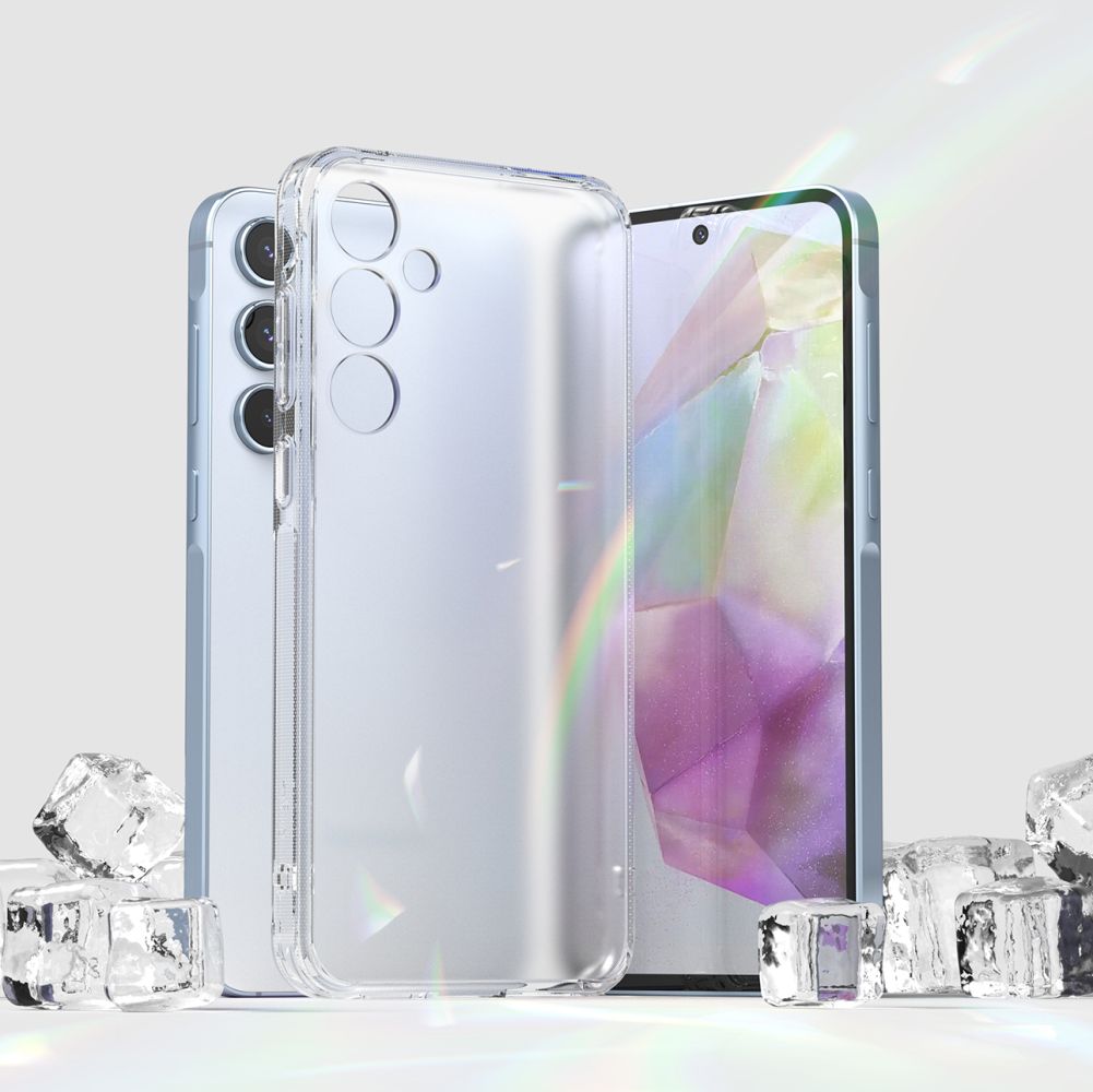 Ringke Samsung Galaxy A35 5G Fusion Σκληρή Θήκη με Πλαίσιο Σιλικόνης - Ματ Ημιδιάφανη