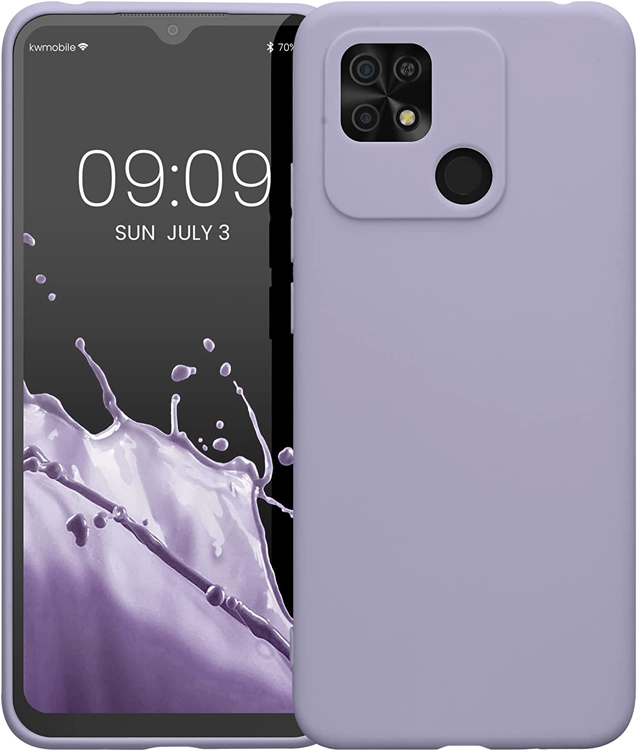 KW Xiaomi Xiaomi Redmi 10C Θήκη Σιλικόνης TPU - Lavender - 59231.108