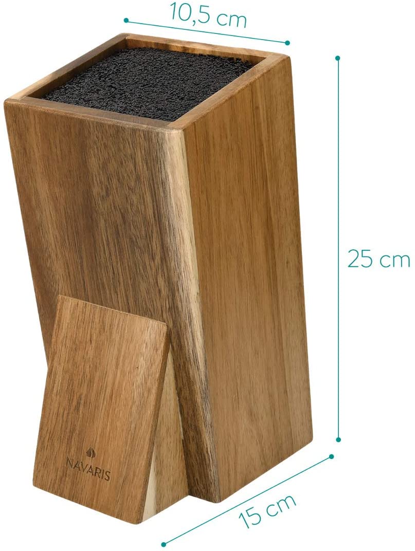 Navaris Ξύλινη Βάση Μαχαιριών από Ακακία - Brown - 48460.01.2