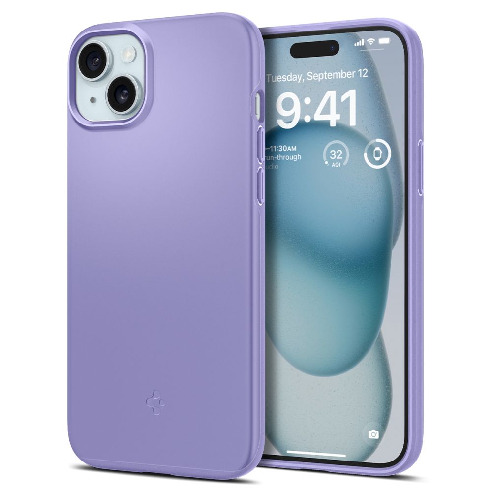 Spigen iPhone 15 Thin Fit Σκληρή Θήκη - Iris Purple