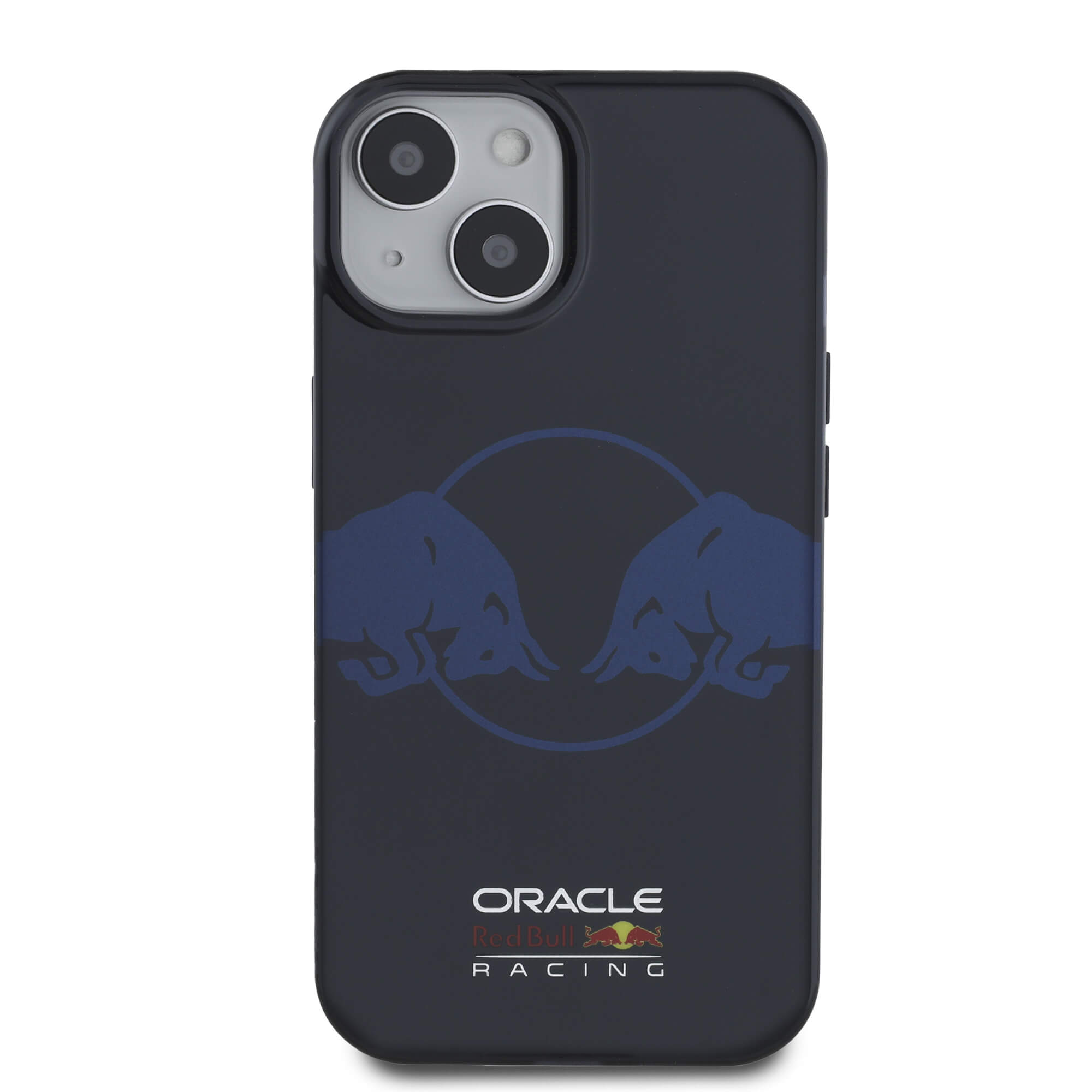 Red Bull iPhone 15 - IML Two Bulls - MagSafe Σκληρή Θήκη με Πλαίσιο Σιλικόνης - Navy - RBHMP15S24HIDBV