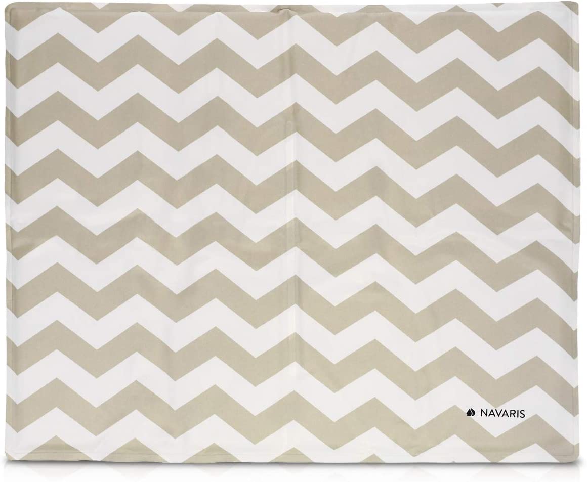 Navaris Pet Cooling Mat - Στρώμα Ψύξης για Κατοικίδια - Design Zig Zag - 51184.1