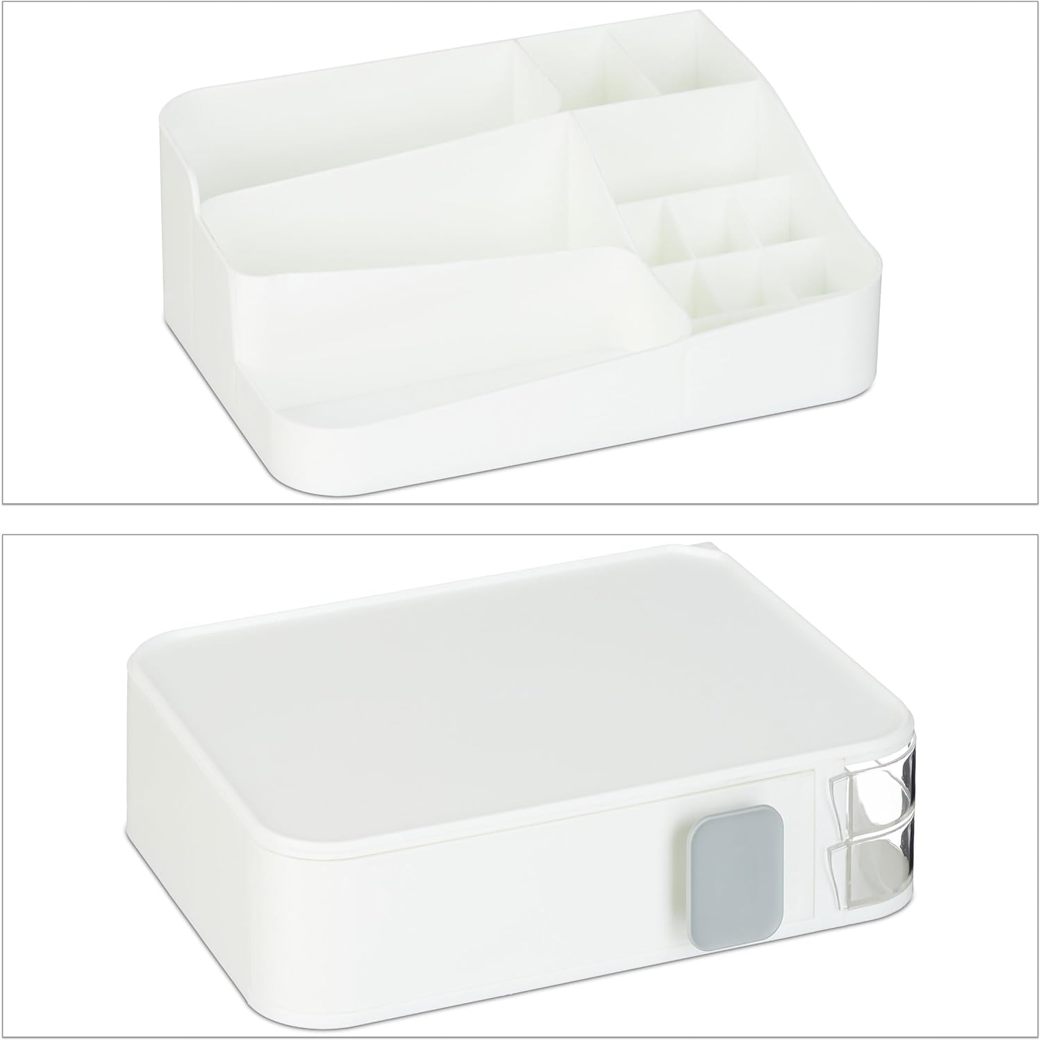 Relaxdays Οργανωτής Καλλυντικών με Συρτάρι - White - 4052025479435