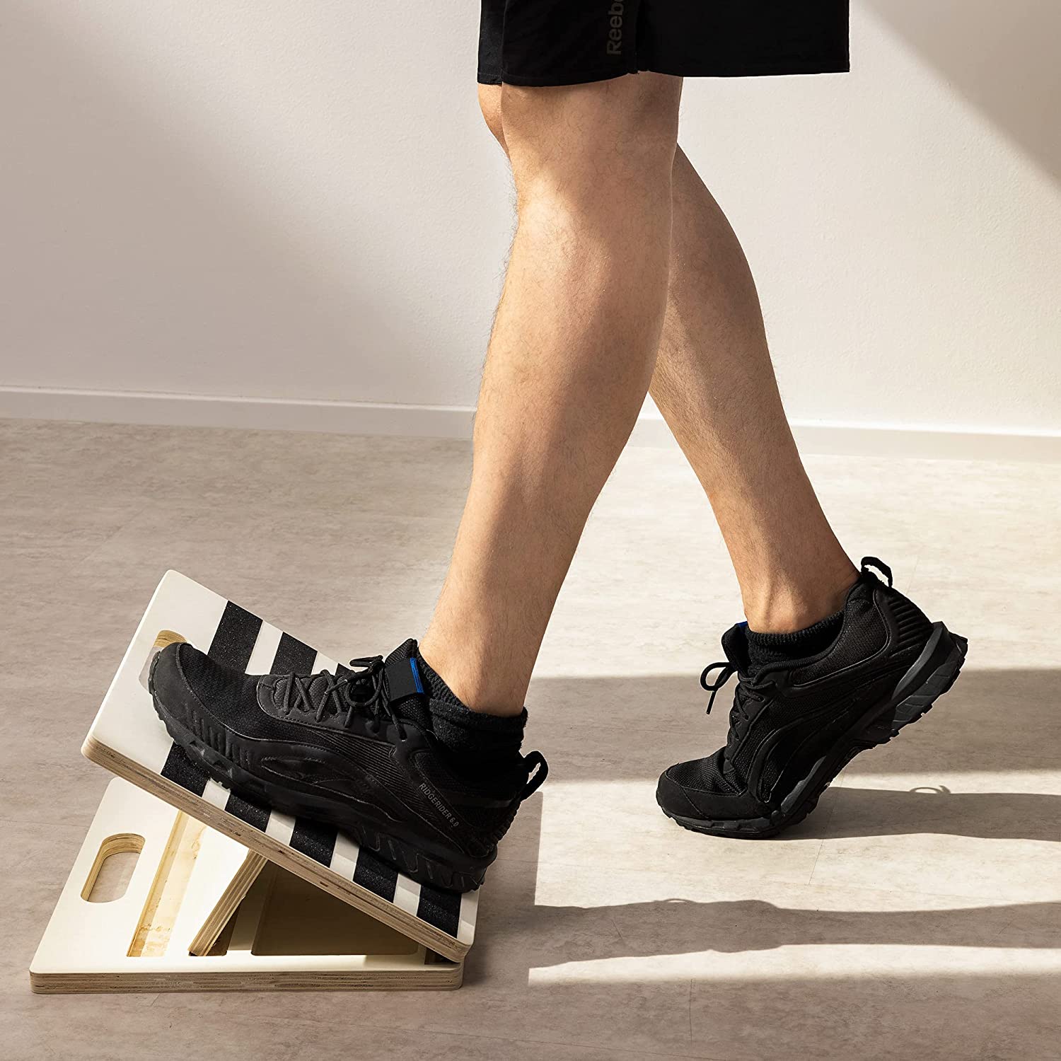 Navaris Ξύλινη Σανίδα Εκγύμνασης για Γάμπες με Κλίση - 54275.01