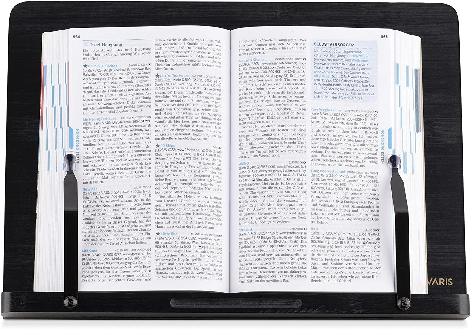 Navaris Βάση Στήριξης Βιβλίων και Τάμπλετ - Black - 52801.2.01