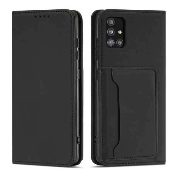 OEM Xiaomi Redmi Note 11 Pro / Note 11 Pro 5G Magnet Card Wallet Case Θήκη Πορτοφόλι Stand - Black