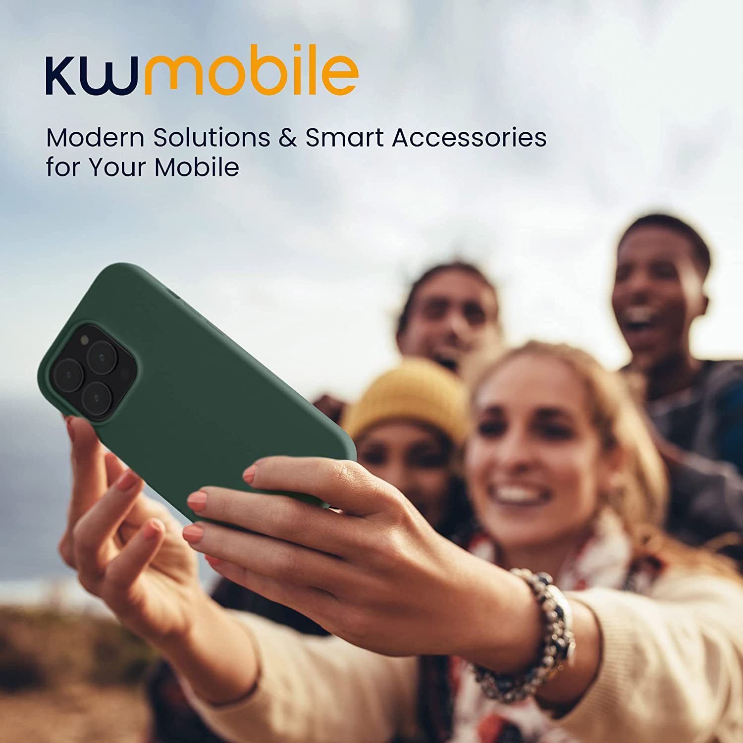 KW iPhone 14 Pro Θήκη Σιλικόνης TPU - Forest Green - 59073.166