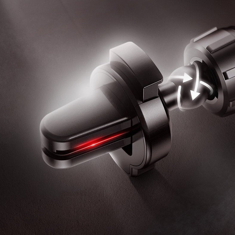 Joyroom Mini Folding Metal Gravity Holder - Universal Βάση Αυτοκινήτου Αεραγωγού - Black - JR-ZS211