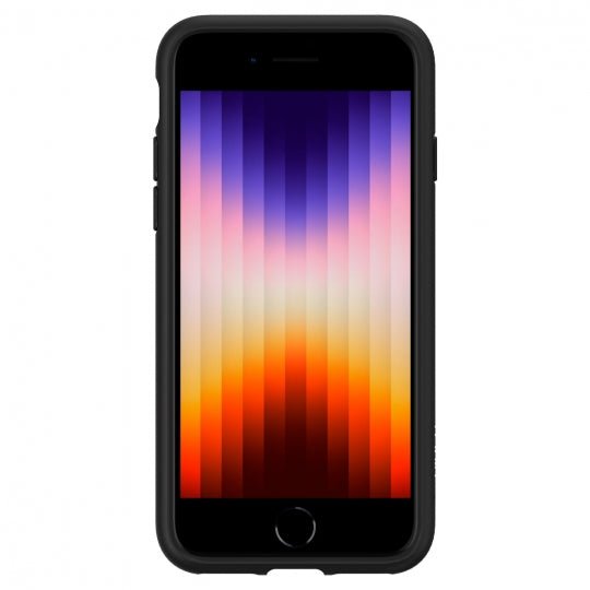 Spigen iPhone SE 2022 / SE 2020 / 7 / 8 - Ultra Hybrid Σκληρή Θήκη με Πλαίσιο Σιλικόνης - Frost Black